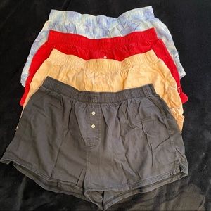 VS pink sleep shorts set of 4